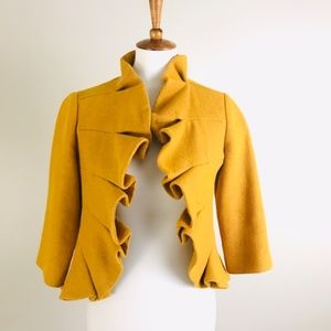 Anthropologie Tabitha Mustard Blazer